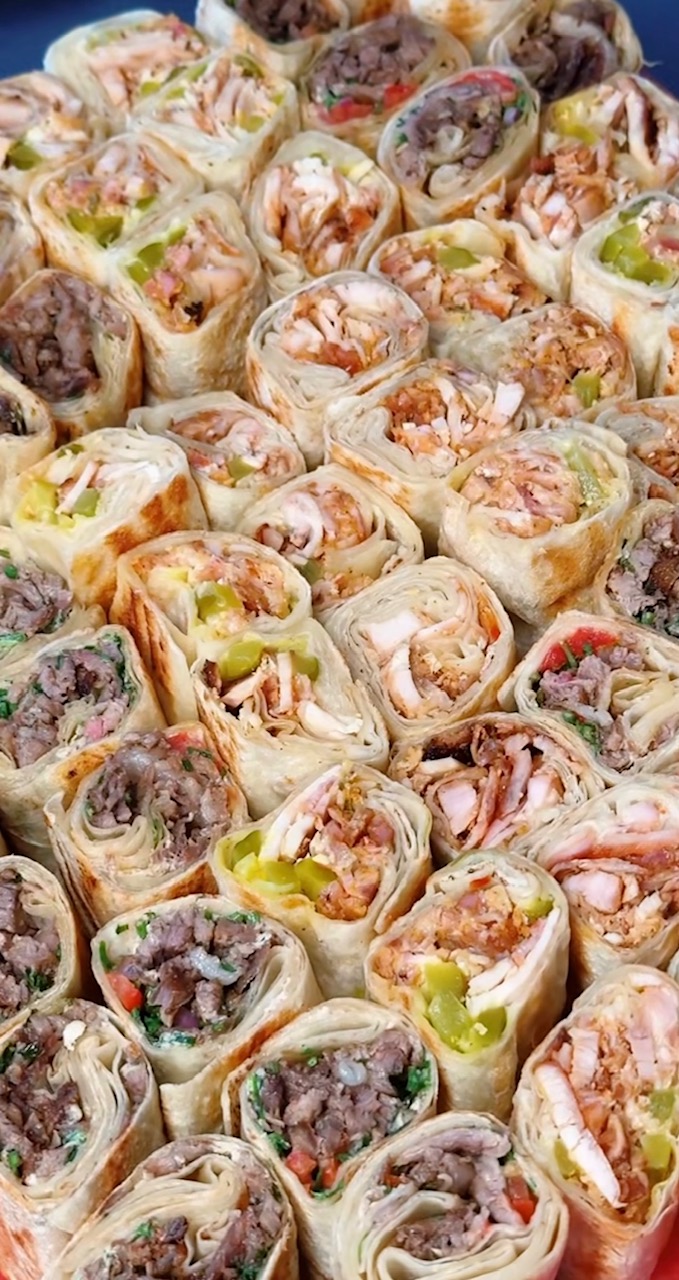 Assorted catering wraps