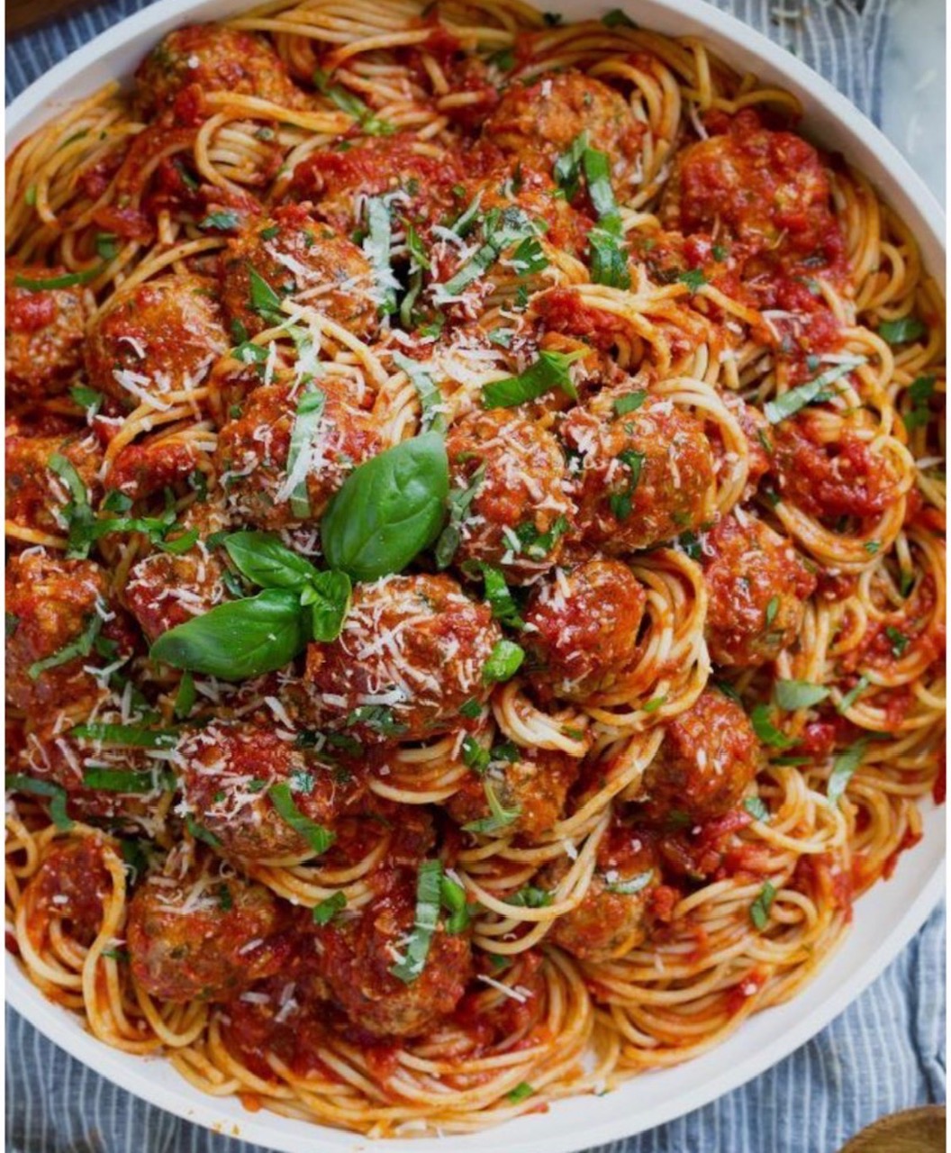Fresh pasta prepared for a catered celebration
